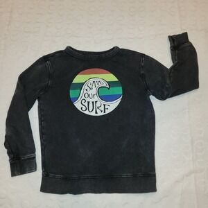 Gymboree Save Our Surf Sweatshirt Kids Cotton 7-8 Beachy Surfer Coastal